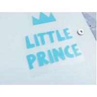Надпись из термотрансферной плёнки "Little prince" 